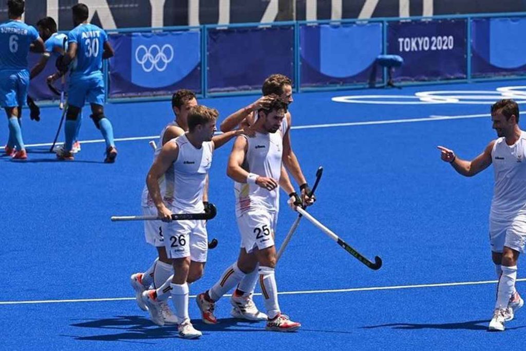 belgium celebrating goal